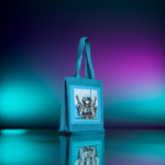 Cosmic Voyager Jute Tote - Image 8