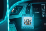 Cosmic Voyager Jute Tote - Image 4