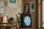 Celestial Bloom Jute Tote - Image 5